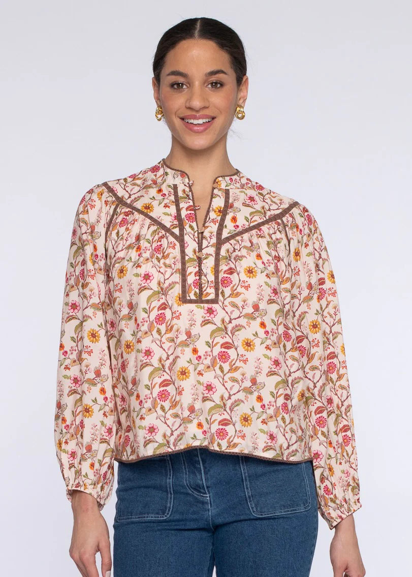 Elizabeth James Hannah Top-Fairytale Floral