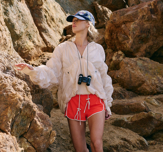 Free People Happy Camper Pullover-Bleached Clay