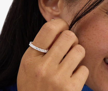 Melinda Maria Heiress Ring-Silver/White