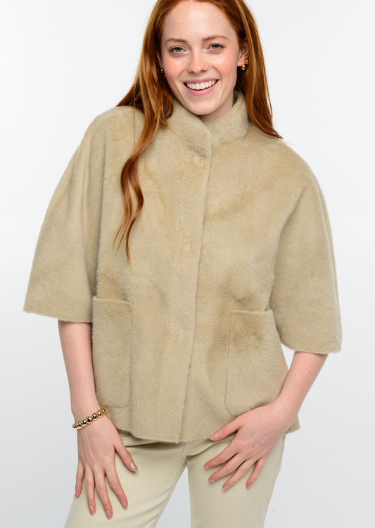 Ivy Jane Faux Capelet Jacket