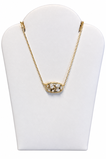 Kendra Scott Holland Crystal Necklace-Gold/Crystal