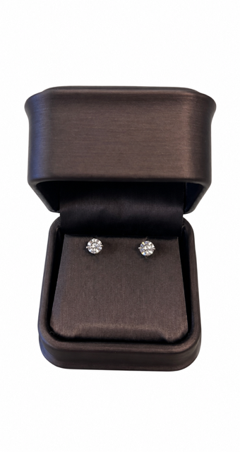 1 carat diamond lab studs