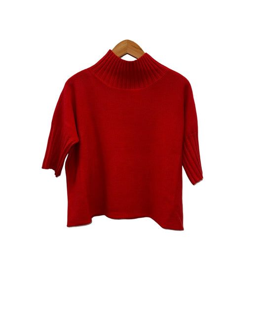 Rain & Rose Sweater- Red