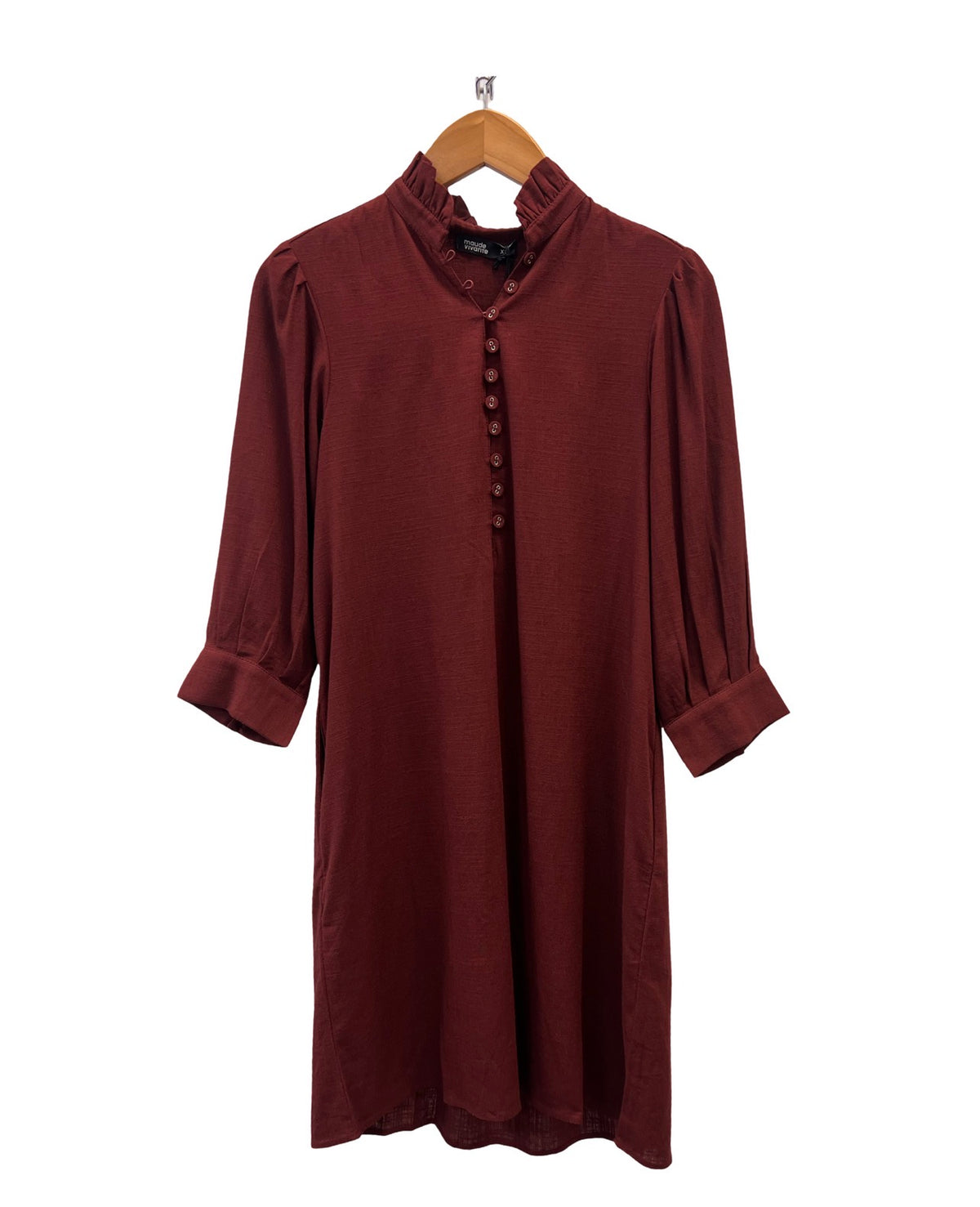 Maude Vivante Rayne Dress-Burgandy