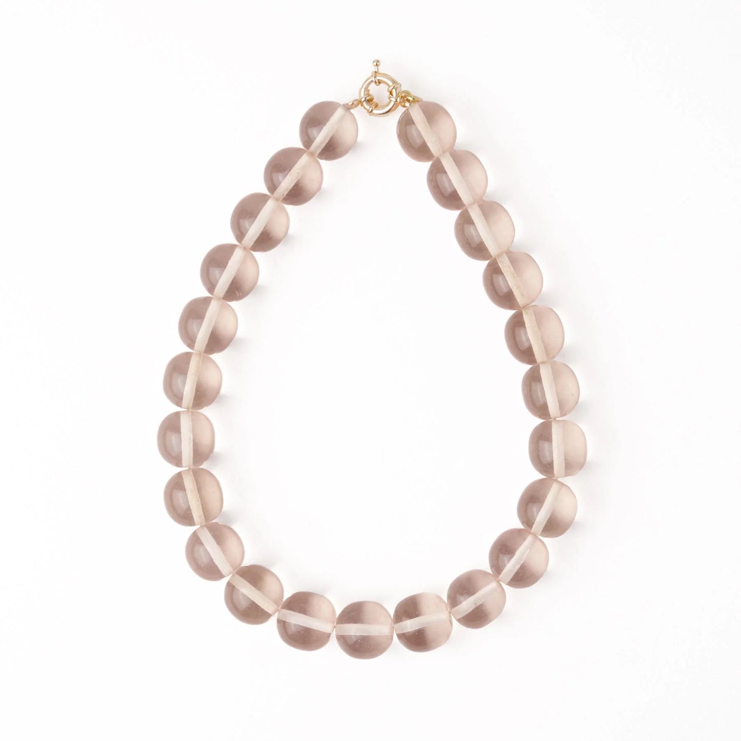 Ink + Alloy Iris Large Resin Bead Necklace