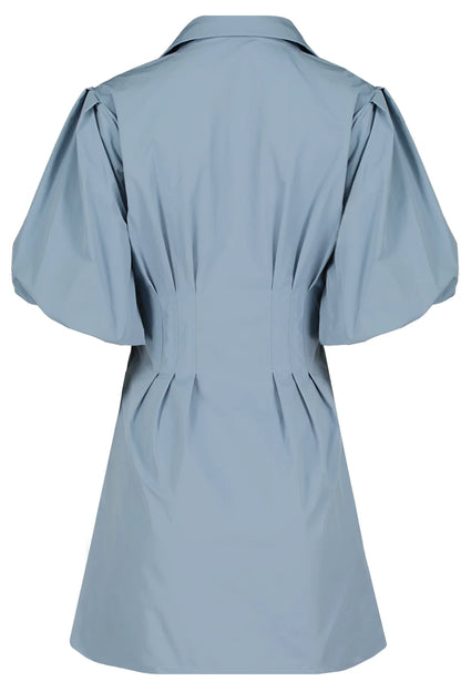 Bishop & Young Jacqueline Bubble Sleeve Dress-Mineral