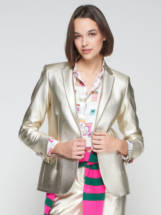 Vilagallo Gold Blazer
