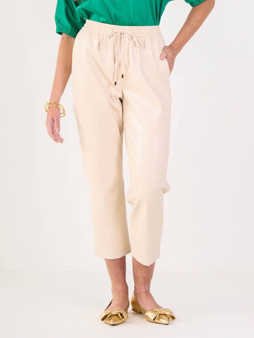 Emily McCarthy Joy Jogger-Sandshell Vegan Leather