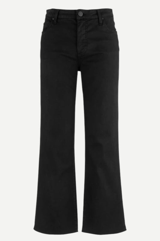 Kut From The Kloth Kelsey High Rise Ankle Flare-Black