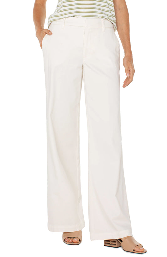 Liverpool Kelsey Wide Leg Trouser-White