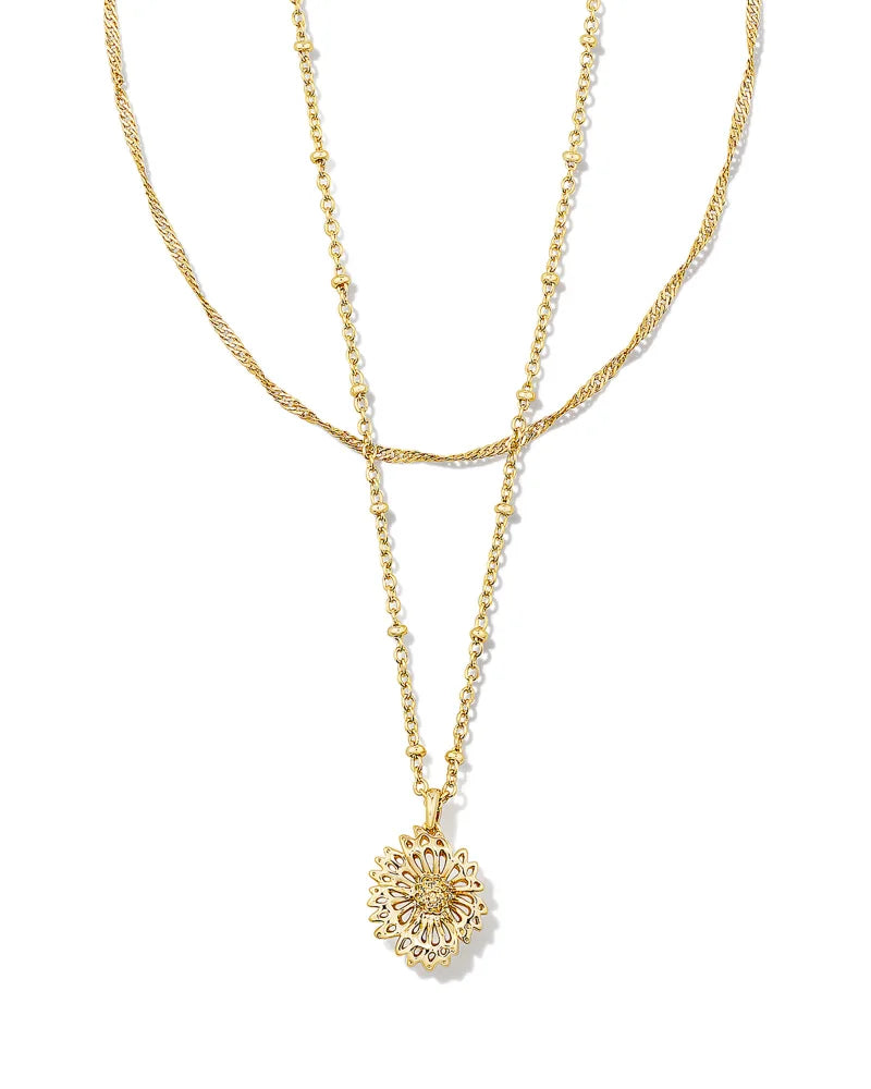 Kendra Scott Brielle Multi Strand Necklace Gold