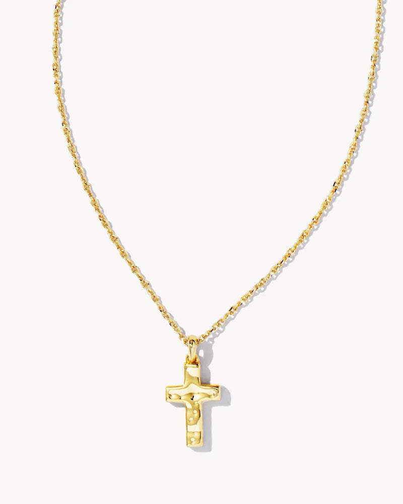 Kendra Scott Cross Necklace Gold