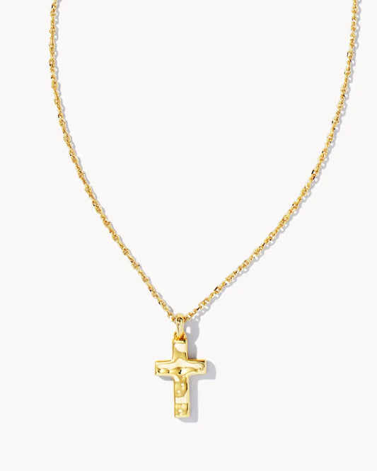 Kendra Scott Cross Necklace Gold