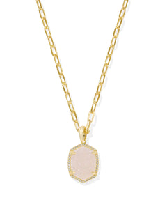 Kendra Scott Daphne Pave Frame Pendant Necklace