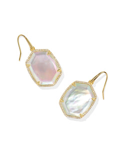 Kendra Scott Daphne Pave Frame Drop Earrings