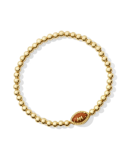 Kendra Scott Football Stretch Bracelet Gold