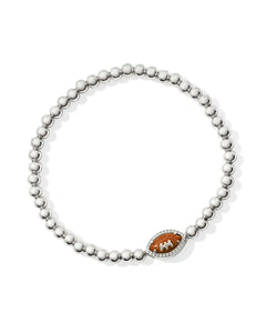 Kendra Scott Football Stretch Bracelet Rhodium