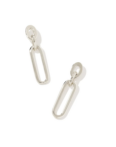 Kendra Scott Heather Linear Silver Earrings