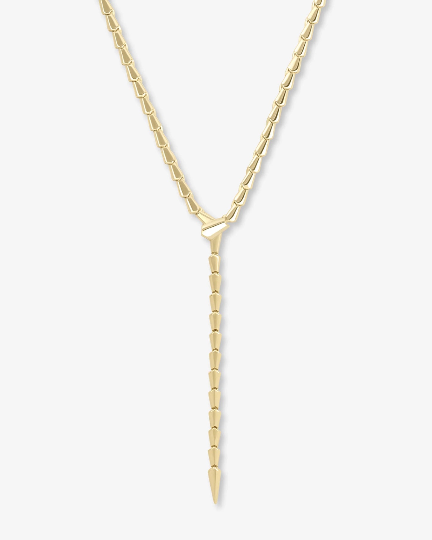Melinda Maria Serpent Lariat Necklace