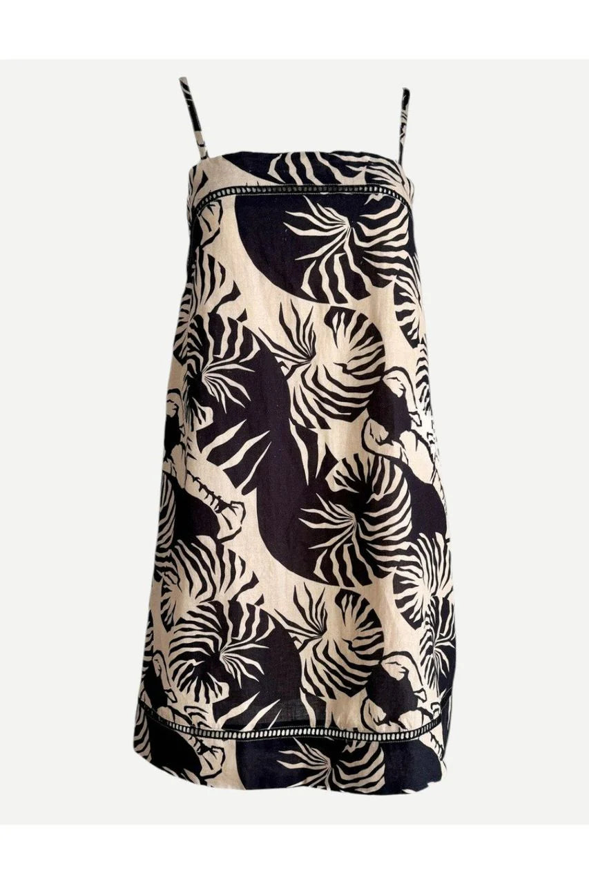 Anna Cate Leah Dress-Black Print