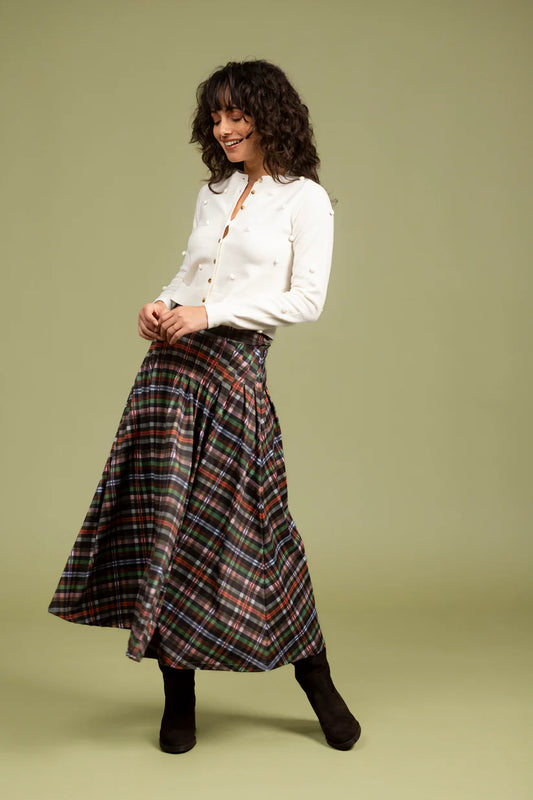 Smith & Quinn Lennox Skirt-Stockholm Plaid