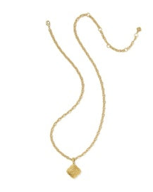 Kendra Scott Lilly Small Long Pendant Necklace-Gold