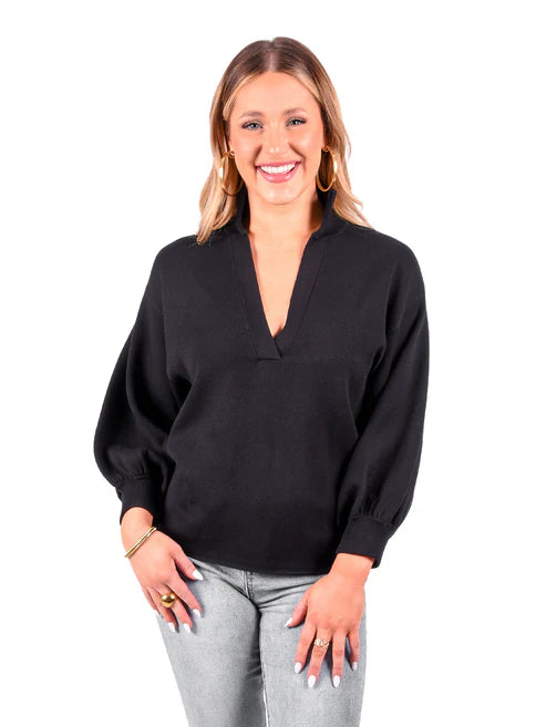 Emily McCarthy Lolli Sweater Black