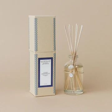 Votivo Reed Diffuser - Clean Crisp White