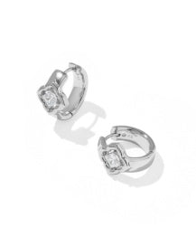 Kendra Scott Mallory Crystal Huggie Earrings