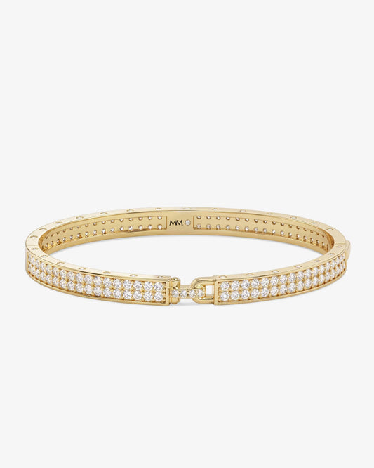 Melinda Maria Ashley Malibu Lock Cuff 6MM Bracelet