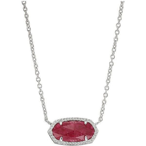 Kendra Scott Elisa Pendant Necklace in Silver