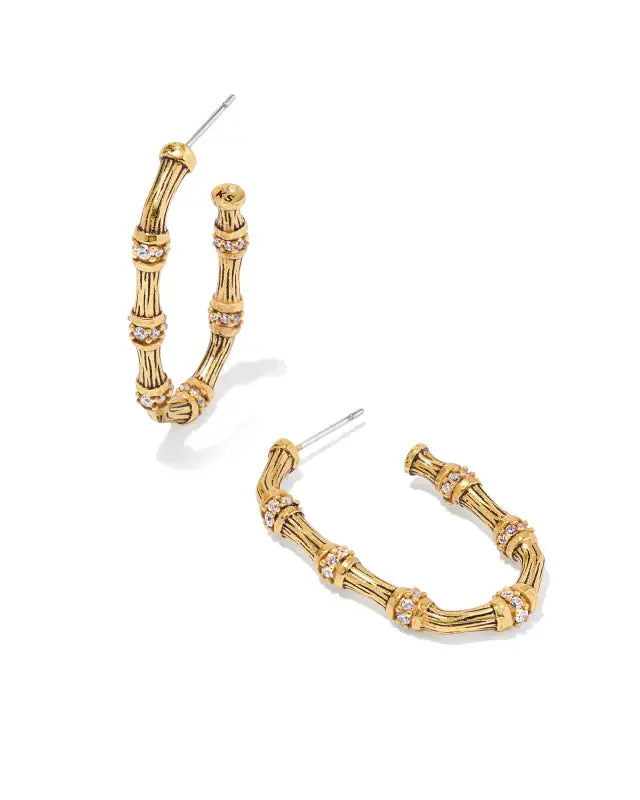 Kendra Scott Maura Bamboo Hoops