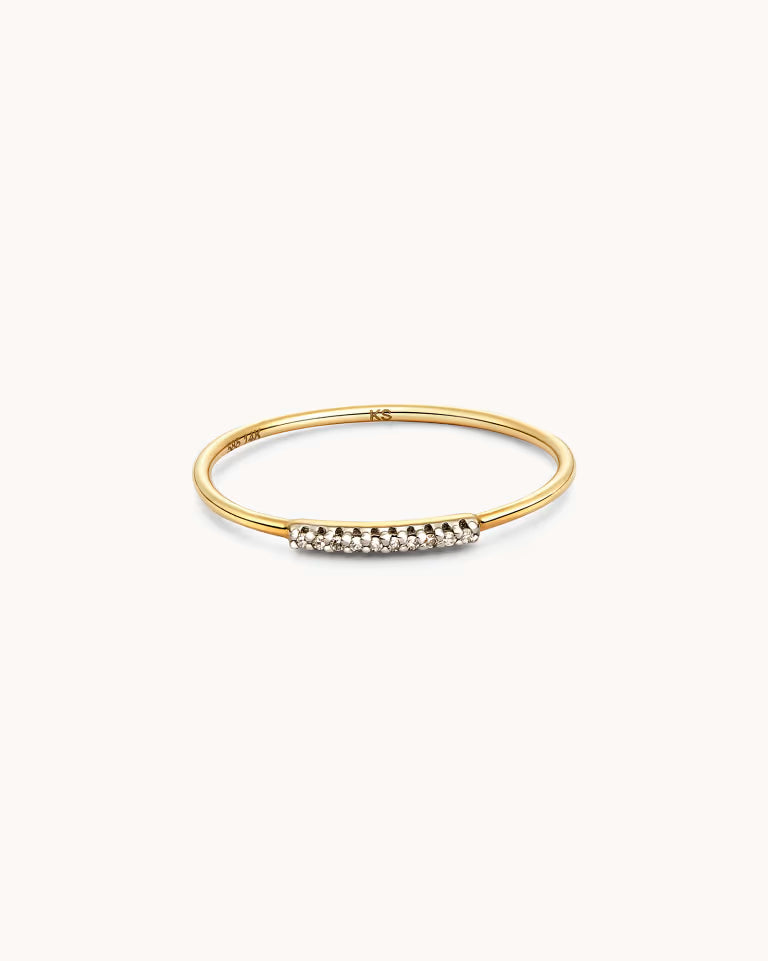 Kendra Scott Mila 14kt Gold Diamond Band