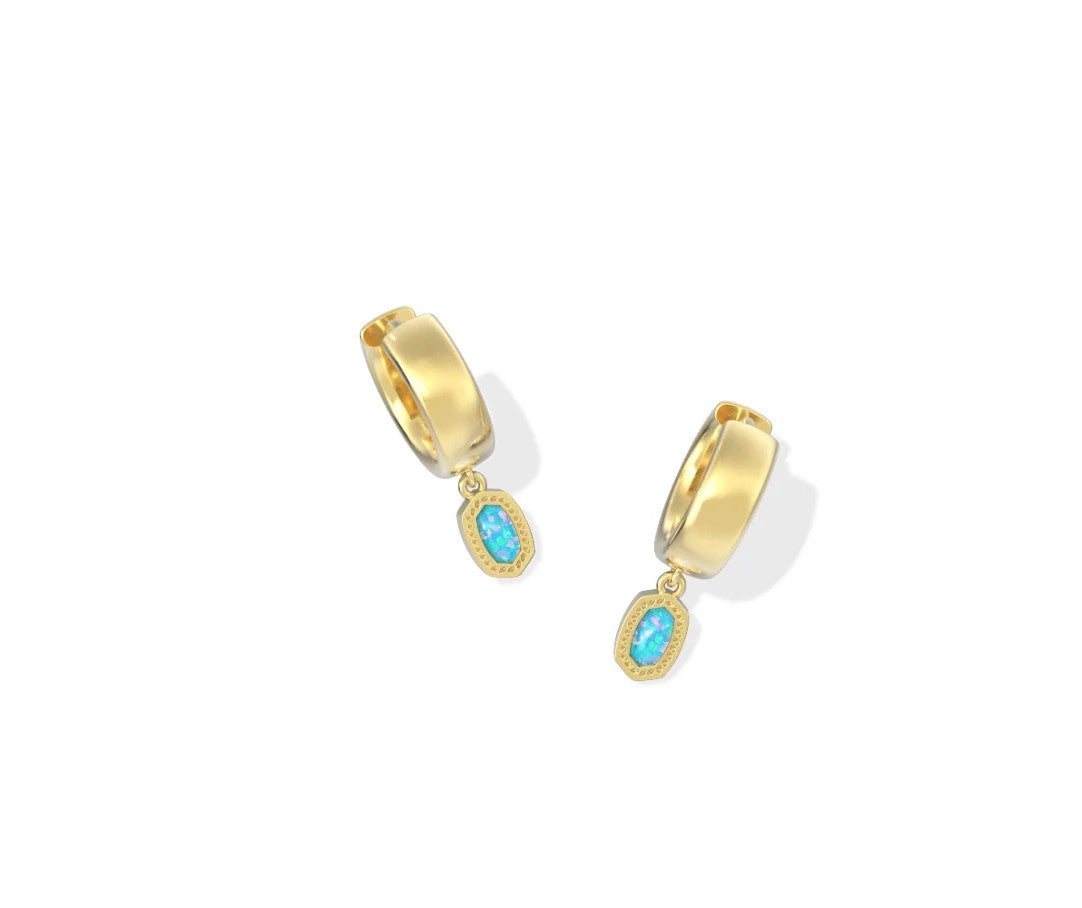 Kendra Scott Mini Ellie Wide Huggie Earrings
