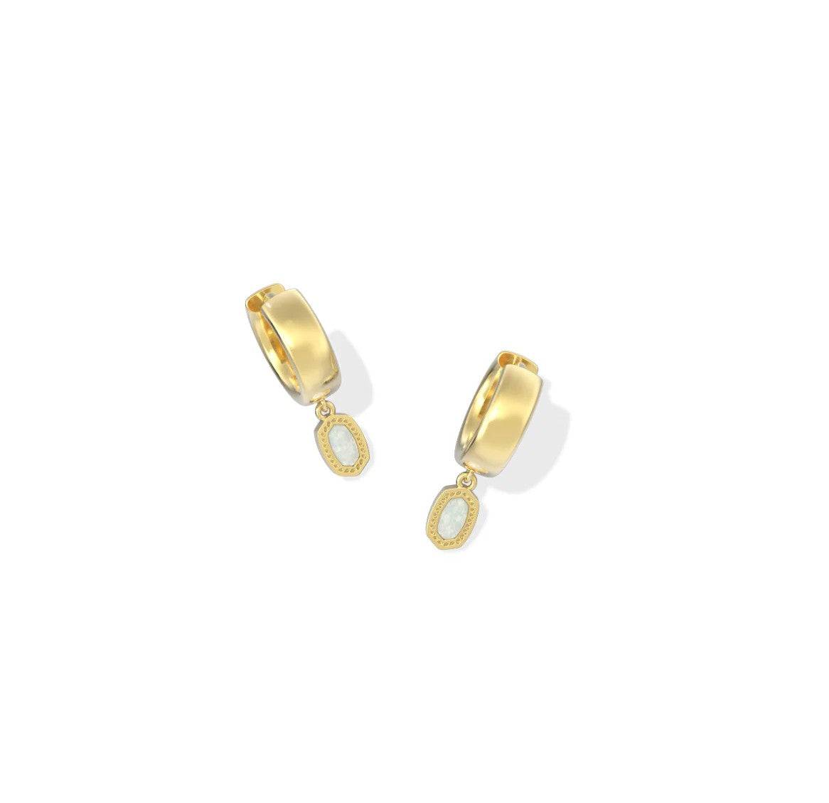 Kendra Scott Mini Ellie Wide Huggie Earrings