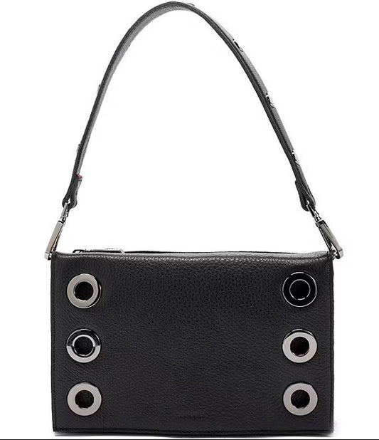 Hammitt Bryant Montana Clutch Small-Black Lugano/Gunmetal