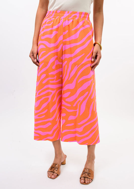 Ivy Jane Pull On Crop Pant-Tangerine