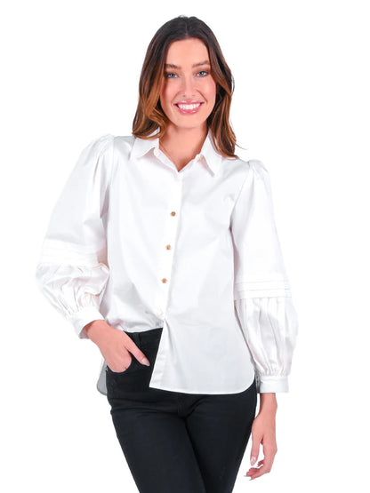 Emily McCarthy Oxford Shirt White