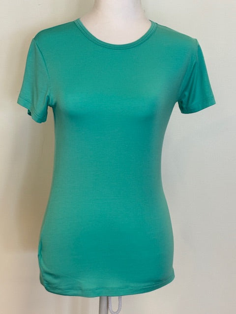 Necessitees Short Sleeve Crew Tee-Pacific