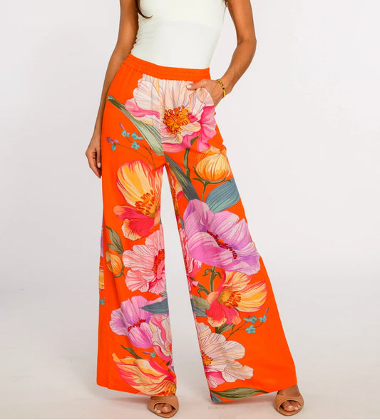 Elizabeth James Presley Pants-Sunset Blooms