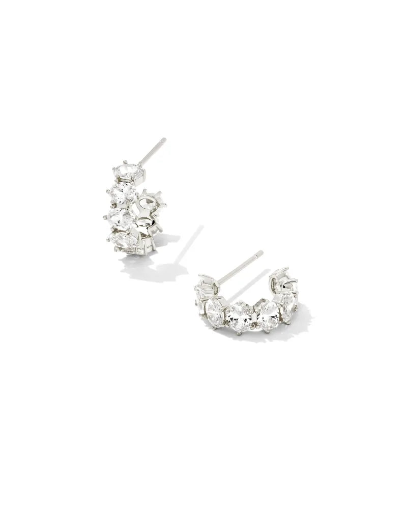 Kendra Scott Cailin Crystal Huggie Earrings