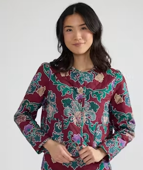 Double A Hazel Jacket-Damask