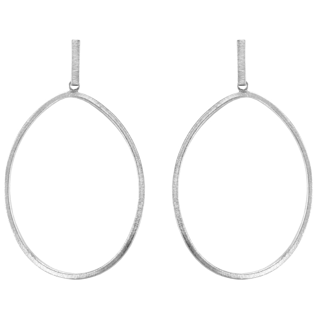 Sheila Fajl Twisted Oval Hoops