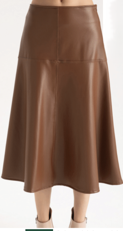 Isle Godet Skirt-Chestnut