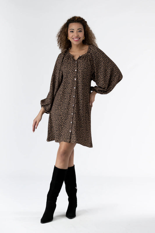 Smith & Quinn Honey Dress in Coffee Jungle