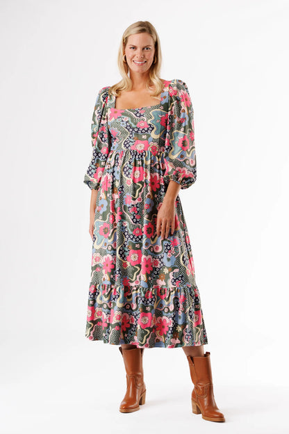 Smith & Quinn Natalie Dress in Carnaby Street Print