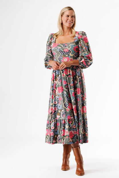 Smith & Quinn Natalie Dress in Carnaby Street Print