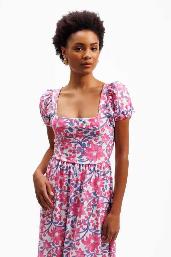 Smith & Quinn Cornelia Dress in Party Vines Pink