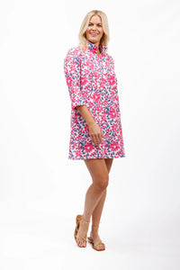Smith & Quinn Sophia Dress in Party Vines Pink