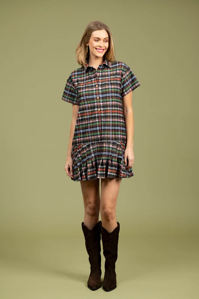 Smith & Quinn Aspen Dress-Stockholm Plaid